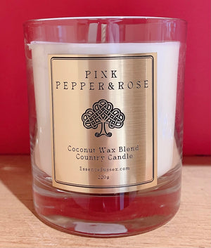 Pink Pepper and Rose Home Candle