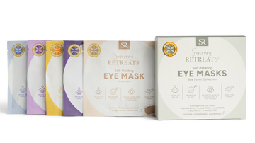 Spa Scent Collection Self-Heating Eye Masks 1 Box of 5 Individual Eye Masks - 5 scents
